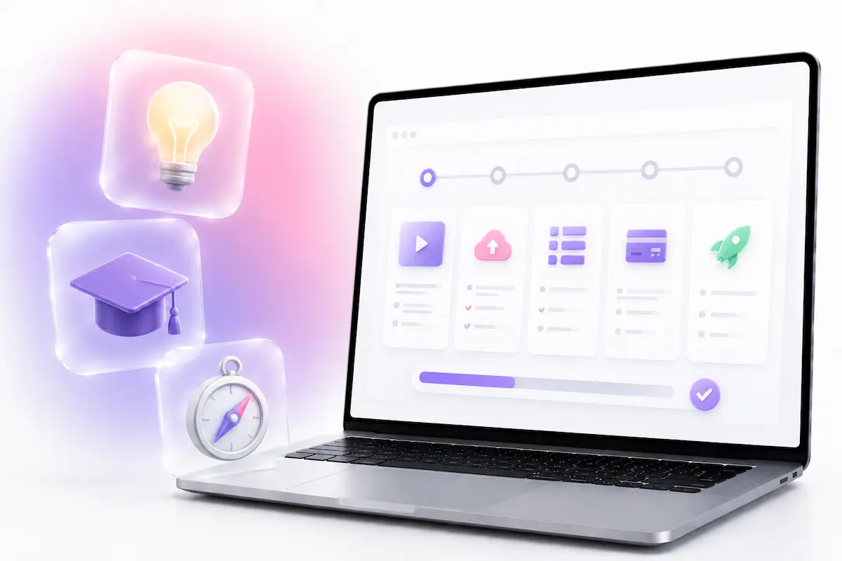 Related to Jak zacząć sprzedawać kurs online — przewodnik dla eksperta bez doświadczenia technicznego